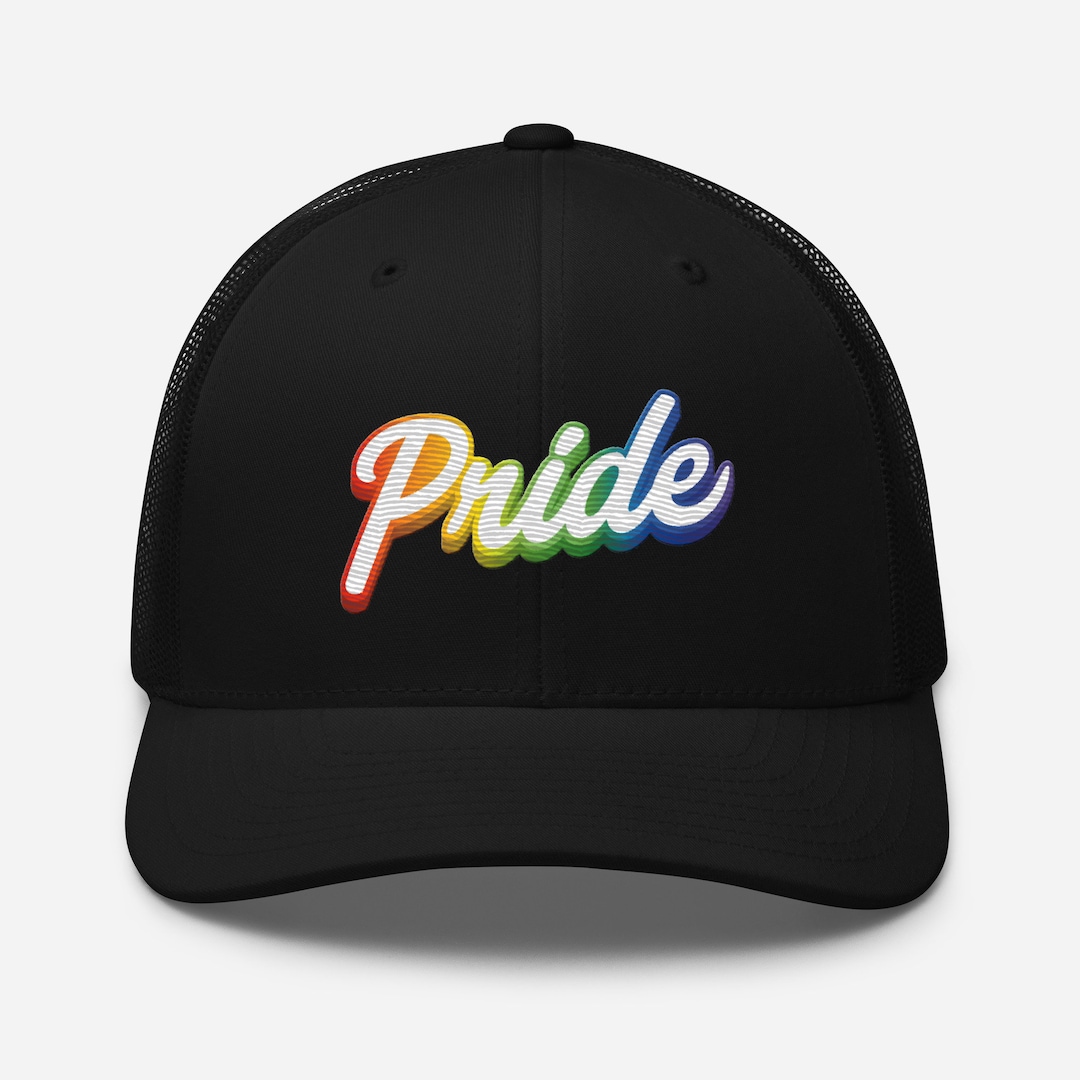 Pride Hat Pride Trucker Hat Gay Pride Equality Non Binary Peace Pride