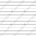 Blank Tracing Board Template, Blank Lines to Trace Letters Numbers ...