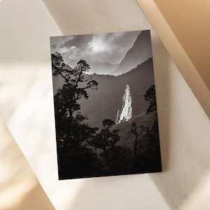 Neuseeland Wasserfall Postkarten (10er-Pack), Fiordland Foto National Park, A5/A6, 350gsm, spirituelle Erneuerung & besondere Anlässe