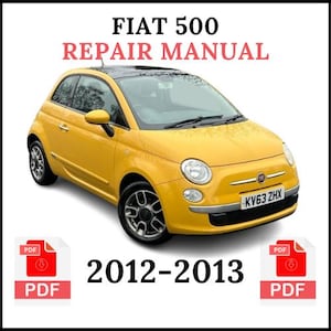 Fiat 500-reparatiehandleiding 2012-2013