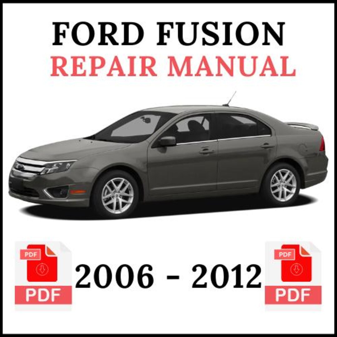 2006 FORD FUSION SERVICE MANUAL visual data 8