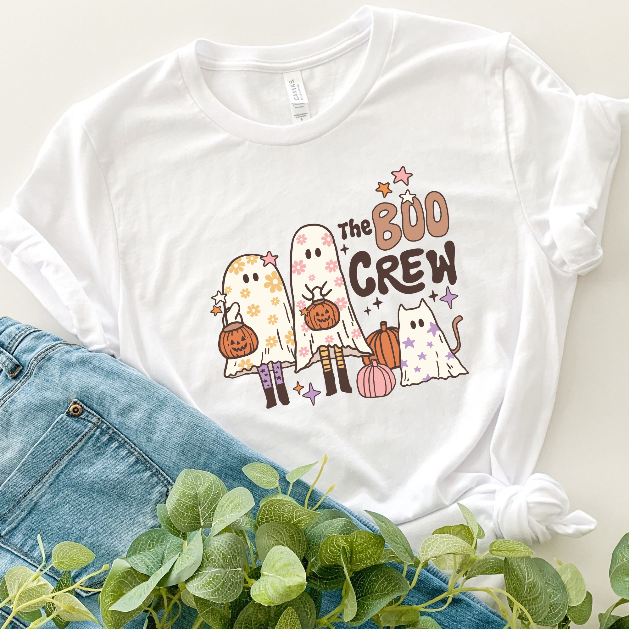 Discover The Boo Crew: Halloween Family Matching Shirt for Spooky Parties & Festive Gatherings