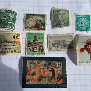 Sellos internacionales antiguos (edición verde) (usados o en diversas condiciones)