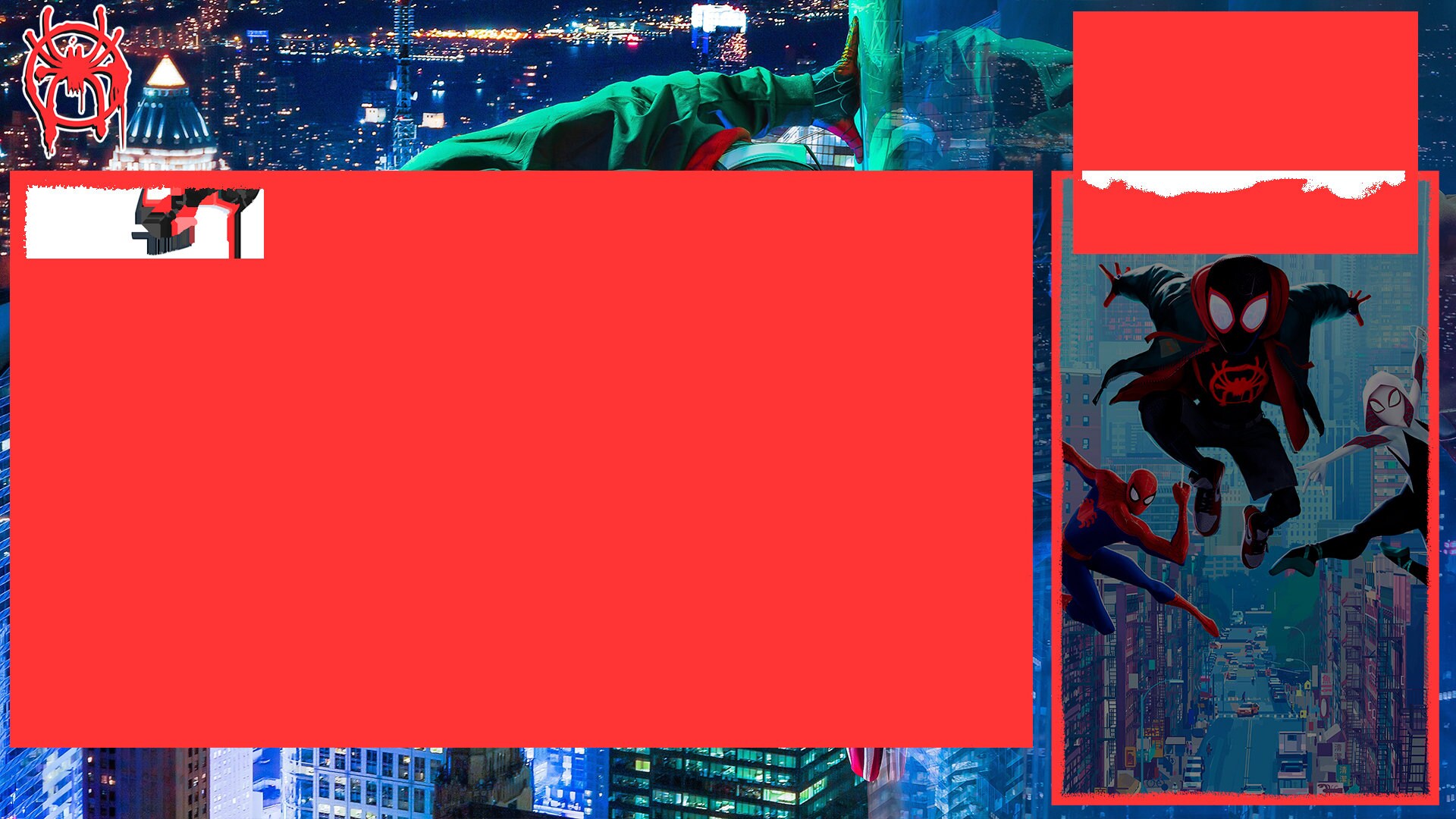 Miles Morales, Spiderman ,twitch Overlay , Overlays - Etsy Canada