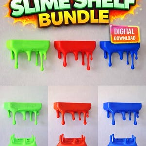 Toxic Drip Wall Shelf Bundle pack(Exclusive 3D Print Stl File)(Exclusive limited offer Commercial License)