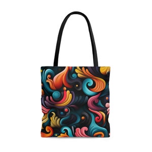 Bunte Handtasche, Blumen
