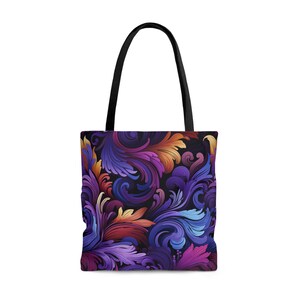 Bunte Handtasche, Blumen