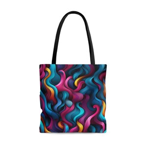 Bunte Handtasche, Blumen