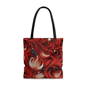 Bunte Handtasche, Blumen