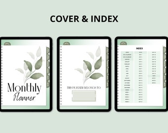 Minimalist Monthly Planner Printable: Undated, Budget & ADHD Friendly (Digital Download)