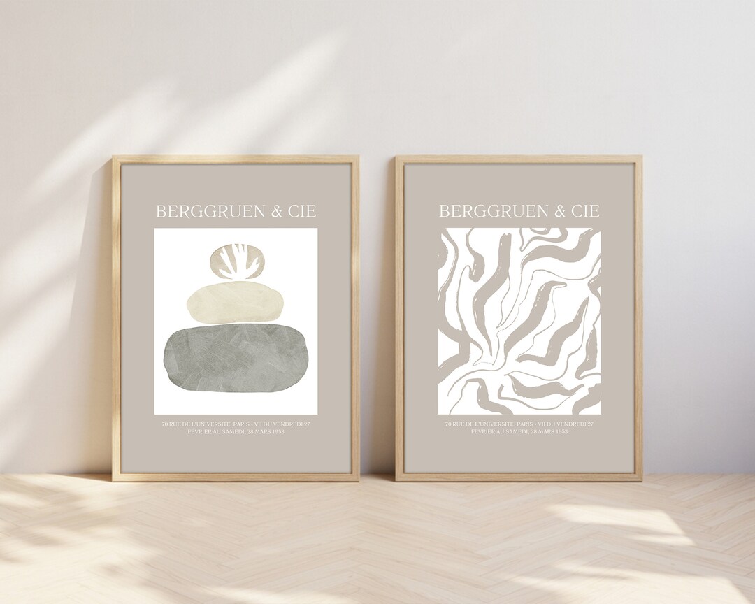 Beige Renaissance Wall Art Set: Floral Paintings Gallery (digital ...