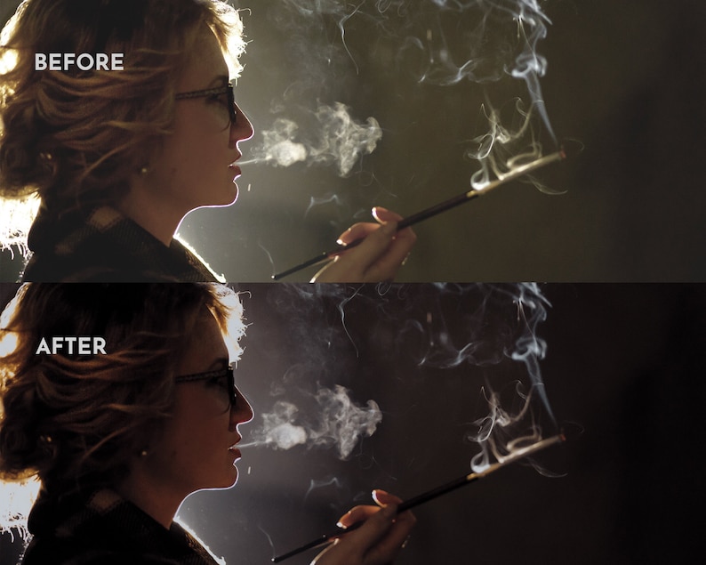 15 FILM NOIR LUTS Film LUTs | Premiere Pro, Color Grading, Video Presets, Video Editing, Retro Presets | Video Photo Mobile & Desktop | image 7
