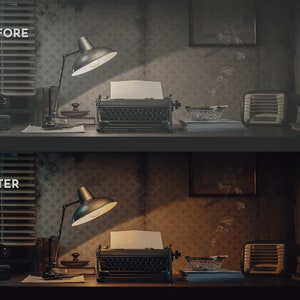 15 FILM NOIR LUTS Film LUTs | Premiere Pro, Color Grading, Video Presets, Video Editing, Retro Presets | Video Photo Mobile & Desktop | image 4