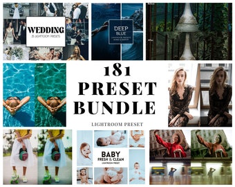 181 Lightroom Presets Bundle: Mobile & Desktop Photo Filters