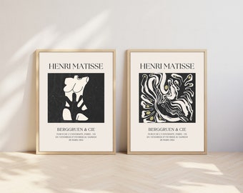 Set of 2 Henri Matisse Exhibition Prints: Renaissance Art (Digital Prints)
