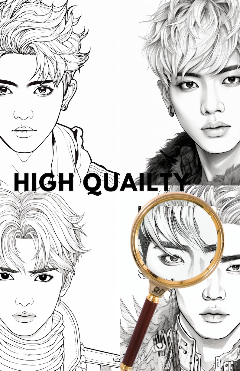 4 K-pop Coloring Pages: Unleash Your Creative Passion in Vibrant Hues