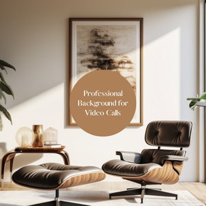 Zoom background | Virtual call background, modern home