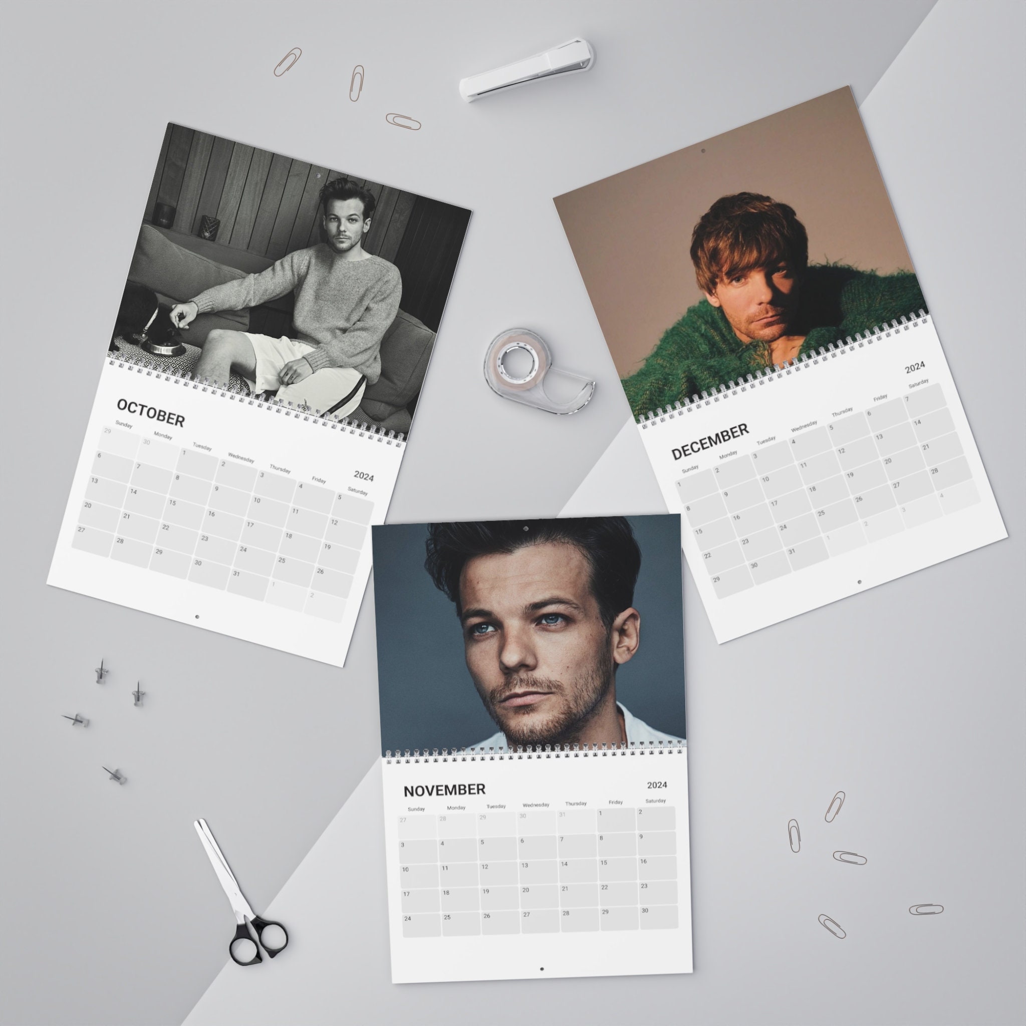 Louis Tomlinson Calendar for 2024 sold by Mariejeanne Impassable SKU