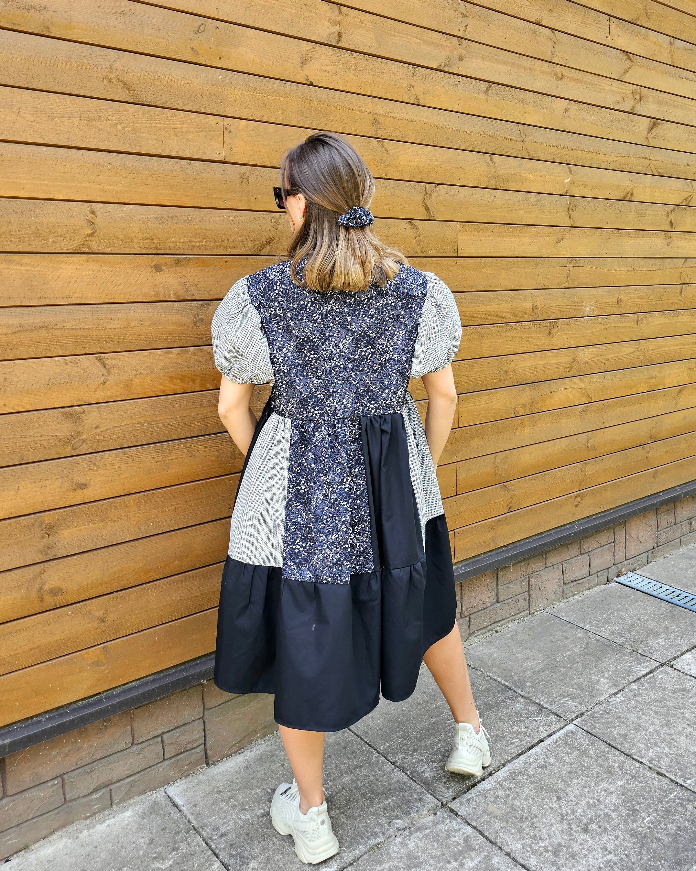 Hungry Like a Wolf Upcycled Patchwork Dress One Size Fits a Small to XXL main image 0