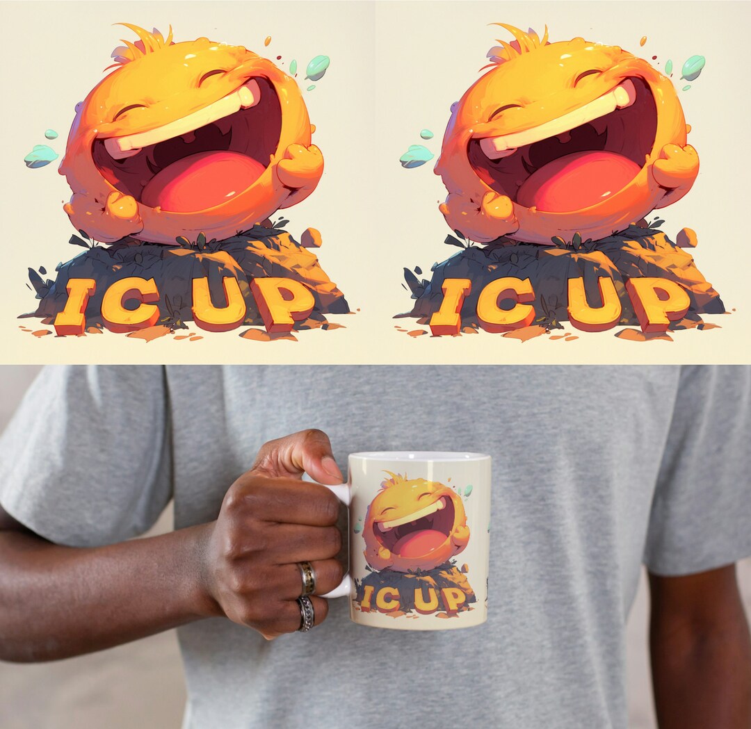 Funny, Joke ICUP Sublimation Design, Digital Mug Wrap Template, Instant Download Coffee Mug