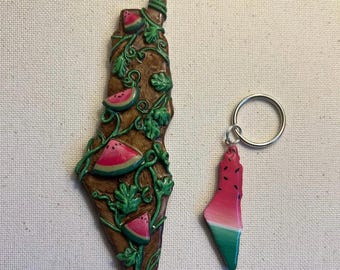 Palestine Map Wall Hangers, Magnets, Keychains
