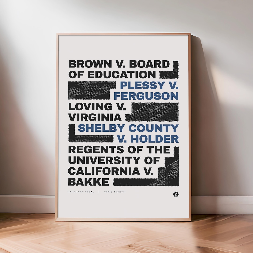 Civil Rights Print | Law Poster, Justice Wall Art, Lawyer Office Decor ...
