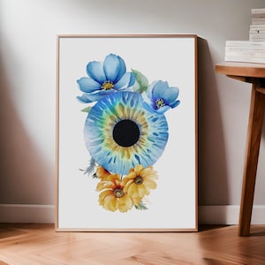 Eye Iris Print, Optometry Decor, Ophthalmologist Gift, Eye Care Print, Optician Office Decor, Eye Doctor, Optometrist Art, Eye Art Printable