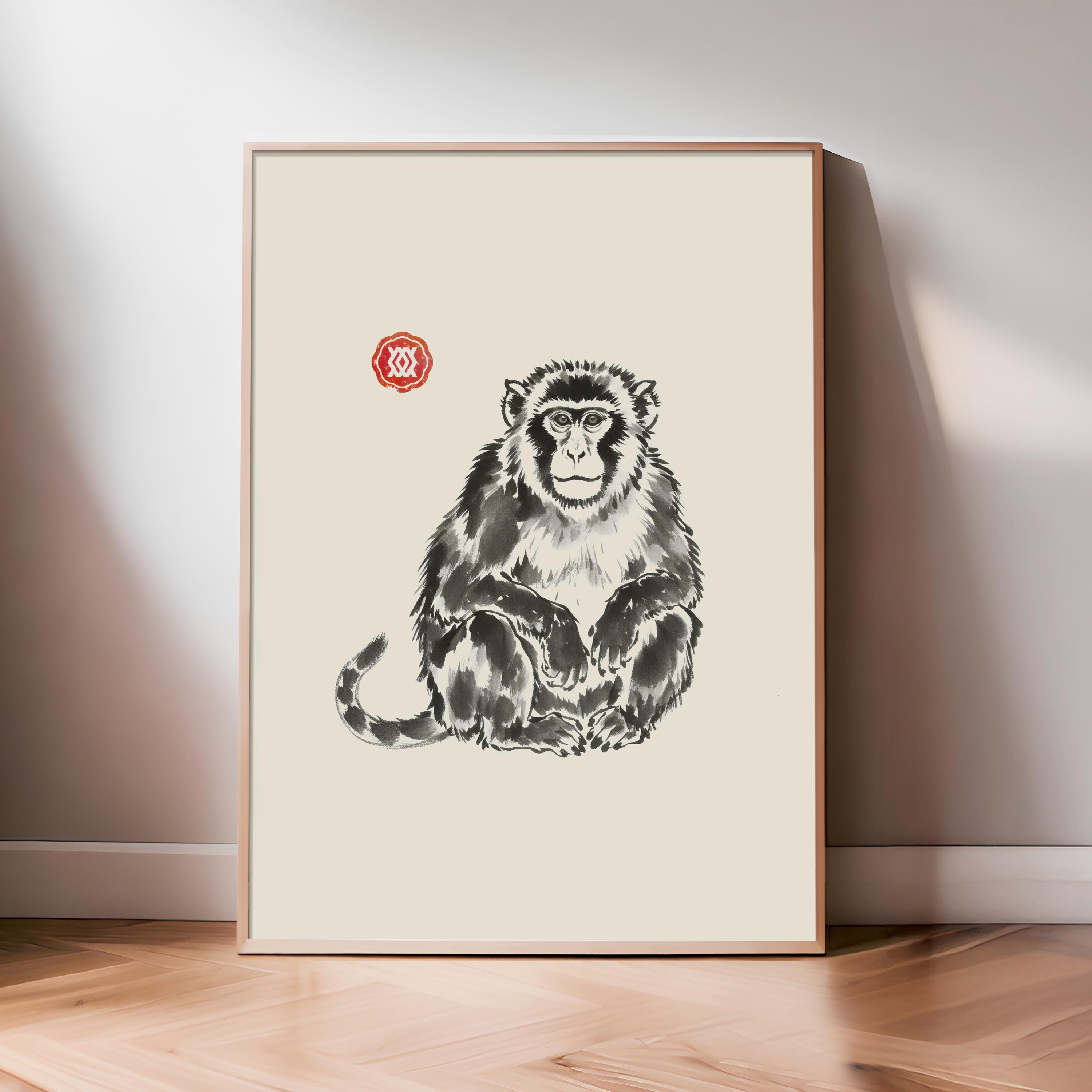 White Monkey Plush Vintage - Etsy