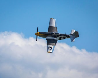 P-51 Mustang Canvas – WWII Fighter Aircraft Wall Art