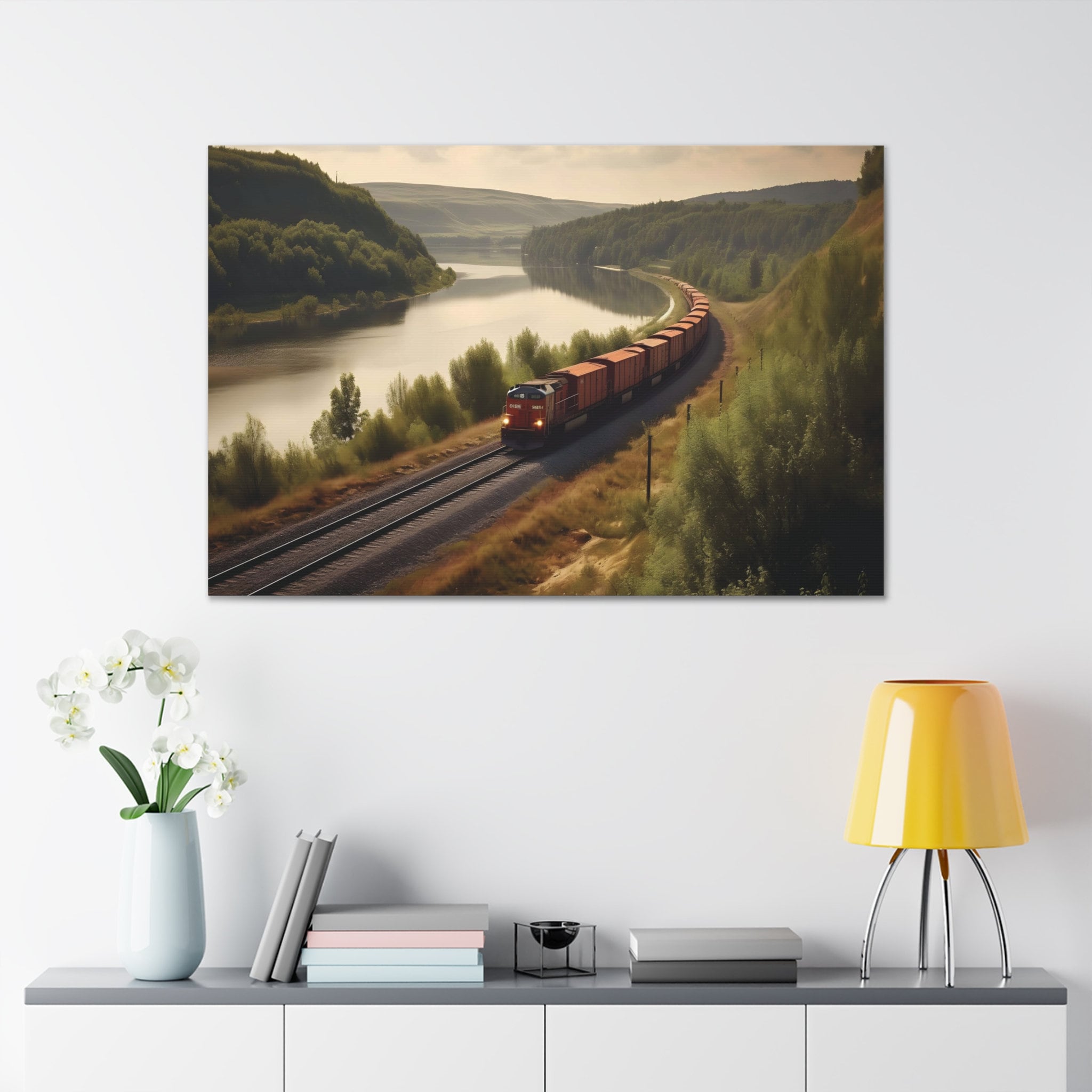 Train Wall Art Vintage Locomotive Gift Ideas for Home - Etsy