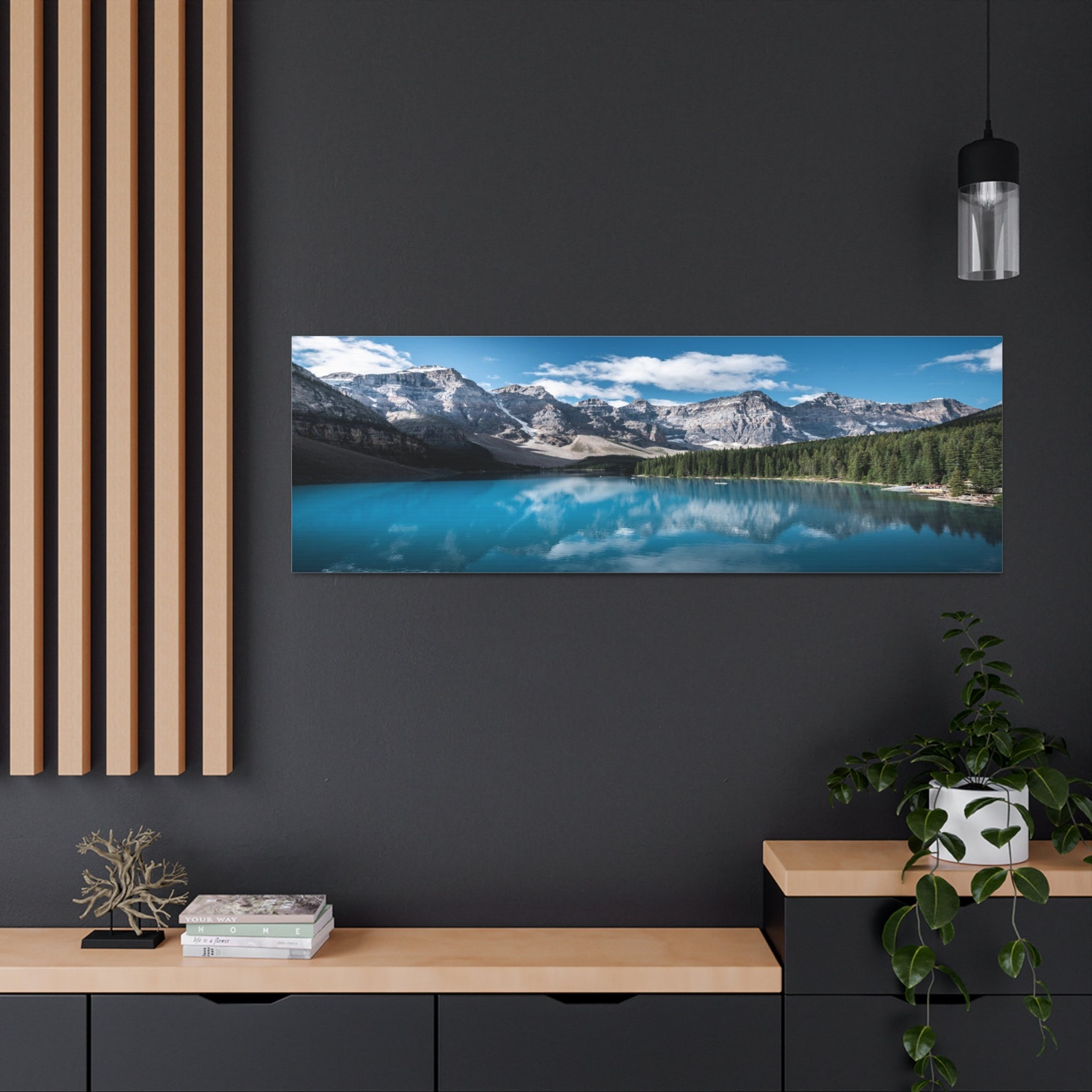 Moraine Lake Photo, Lake House Wall Art, Banff Canada, Beautiful