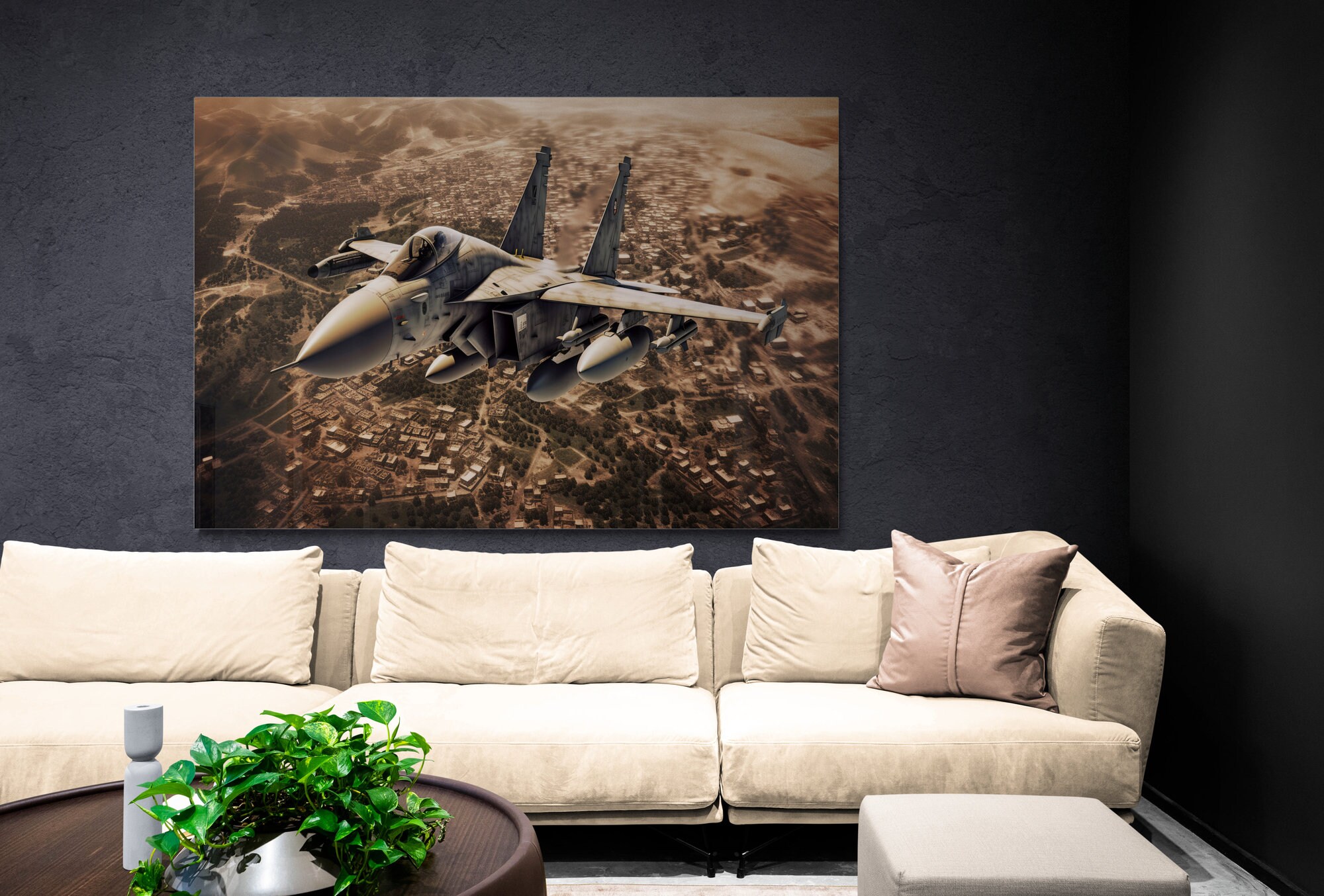 Fighter Jet Artwork, Jet Fighter Canvas, Army Jet Photo, F-15 Eagle, F ...