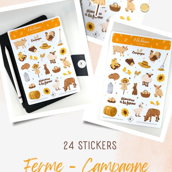 Stickers thème de la ferme