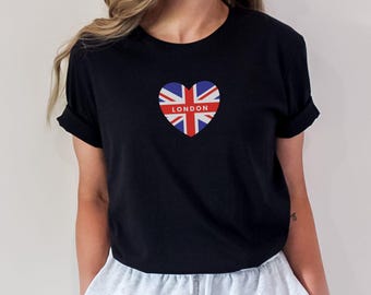 Love London Shirt, Cute T, Women, England T, Cute London Tee, Souvenir T, GB T, City Gifts, Love Custom Shirt