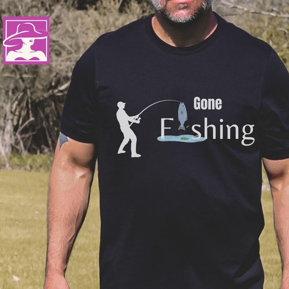 Gone Fishing T-shirt Gift for Fishing Enthusiast, Carp Fishing T Shirt, Men Fishing  Shirt, Dad Fishing T Shirt, Fathers Day Gift, Father Tee 