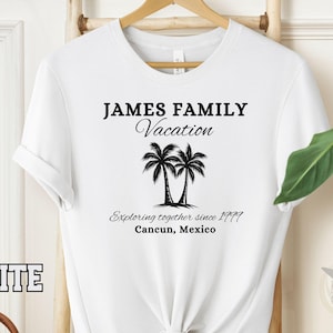 Custom Family Vacation Shirt Gift, Family Matching Tee, Personalized Group Holiday Shirt, Unique Vacation Gift, Bonding Tee,