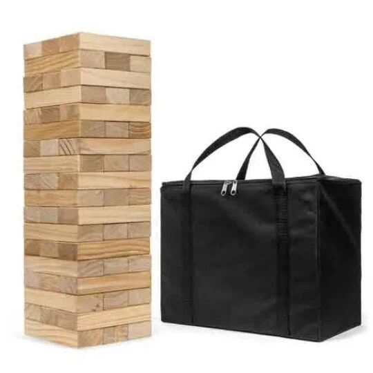 Giant Drinking Game, Wood Blocks, Giant Wood Block Game, Lifesize