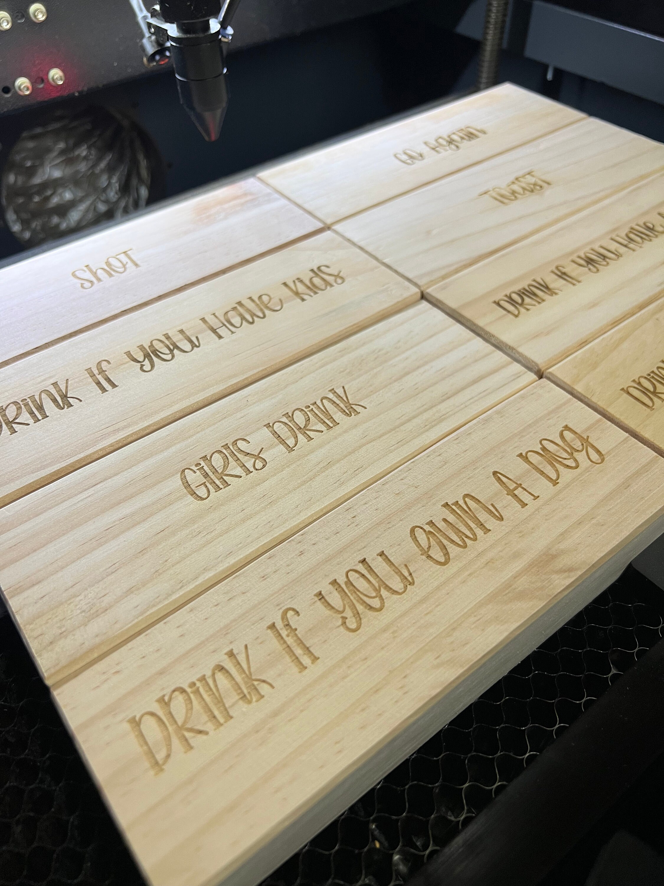 Giant Drinking Game, Wood Blocks, Giant Wood Block Game, Lifesize