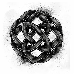 Celtic Knots Tattoo Design - Download High Resolution Digital Art PNG Transparent Background | Printable SVG Tattoo Stencil