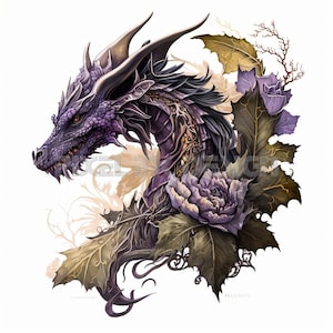 Dragon Tattoo Design - Download High Resolution Digital Art PNG Transparent Background | Printable SVG Tattoo Stencil