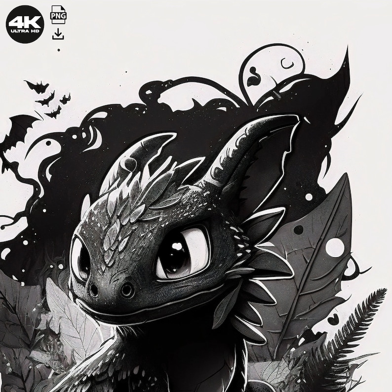 Toothless Dragon Tattoo Design Detailed High Resolution Digital Art On toothless-dragon-tattoo-design-detailed-high-resolution-digital-art-on