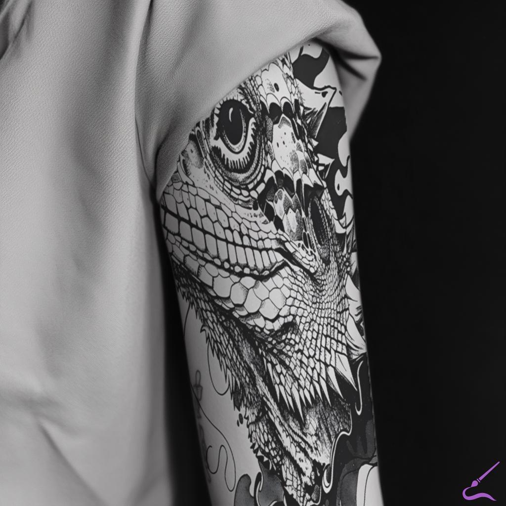 100s Of Lizard Tattoo Design Ideas Picture Gallery