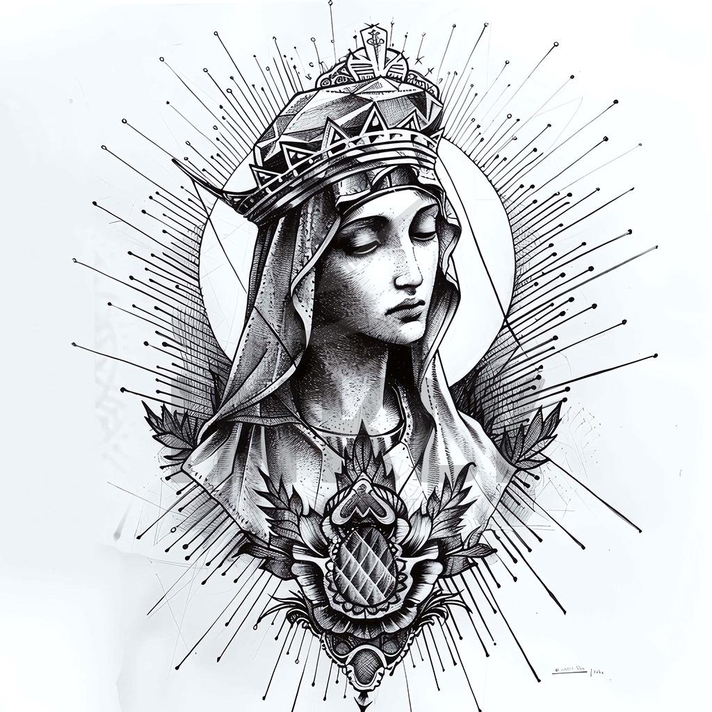 Mother Mary Tattoo UK
