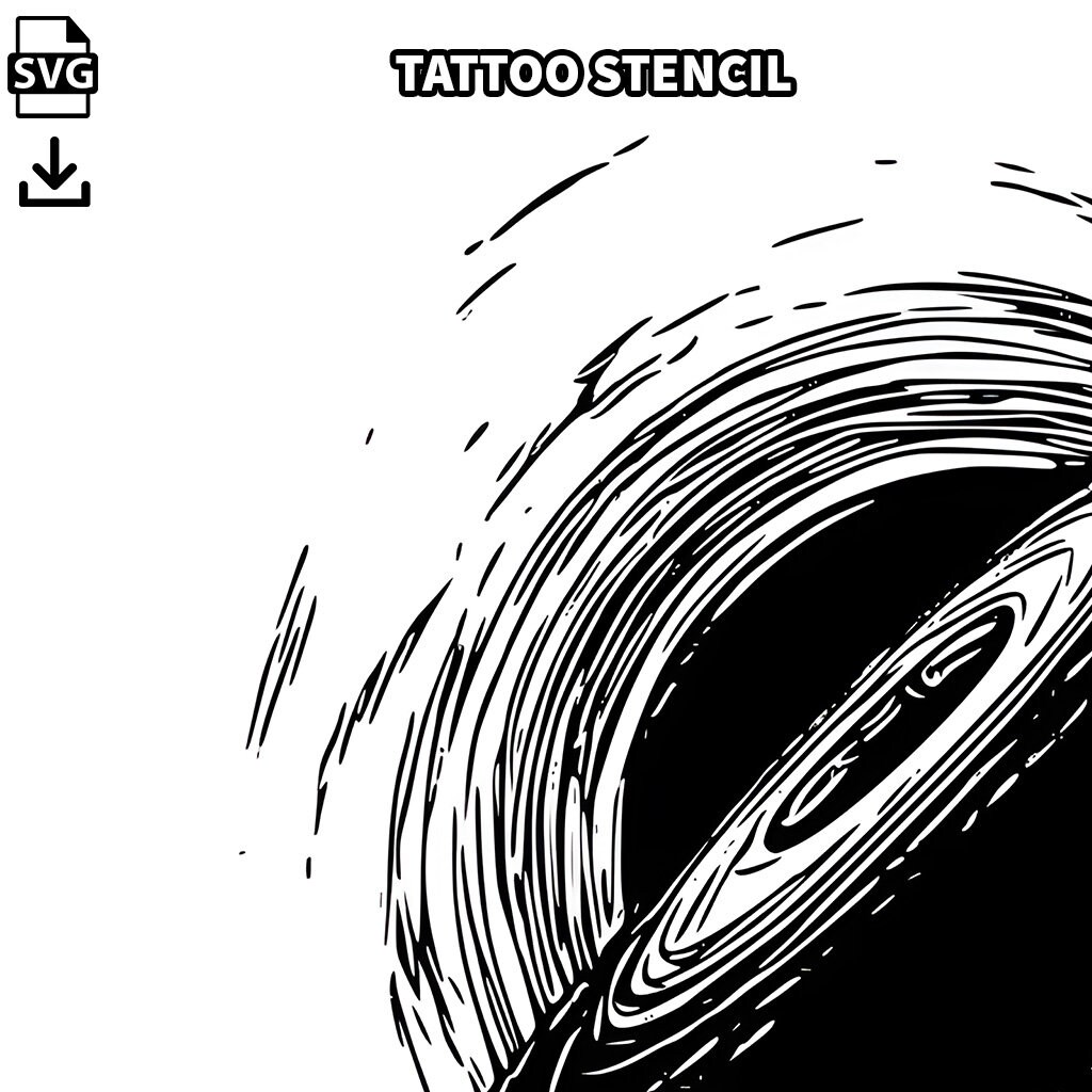 Black Hole Tattoo Design Download High Resolution Digital Art PNG ...