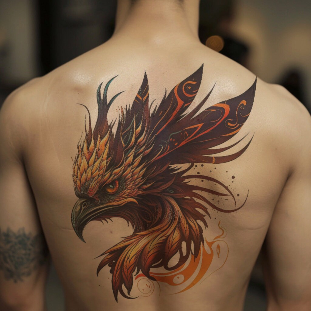 30 cool phoenix tattoo ideas with powerful meanings to try - YEN.COM.GH