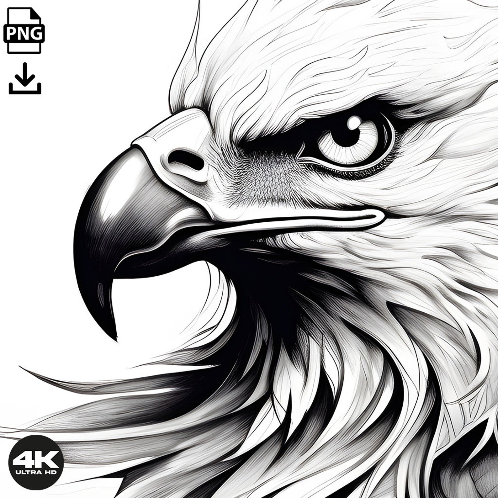 Eagle Tattoo Design - Download High Resolution Digital Art PNG ...
