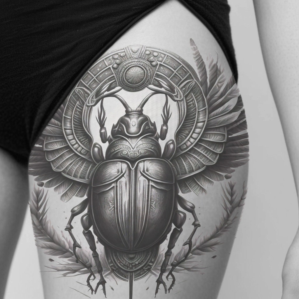A Hercules beetle from my flash for Adam! . Done @luckysnoho in Cambridge .  #beetletattoo #bugtattoo #tattoo #ink #finelinetattoo #stip... | Instagram