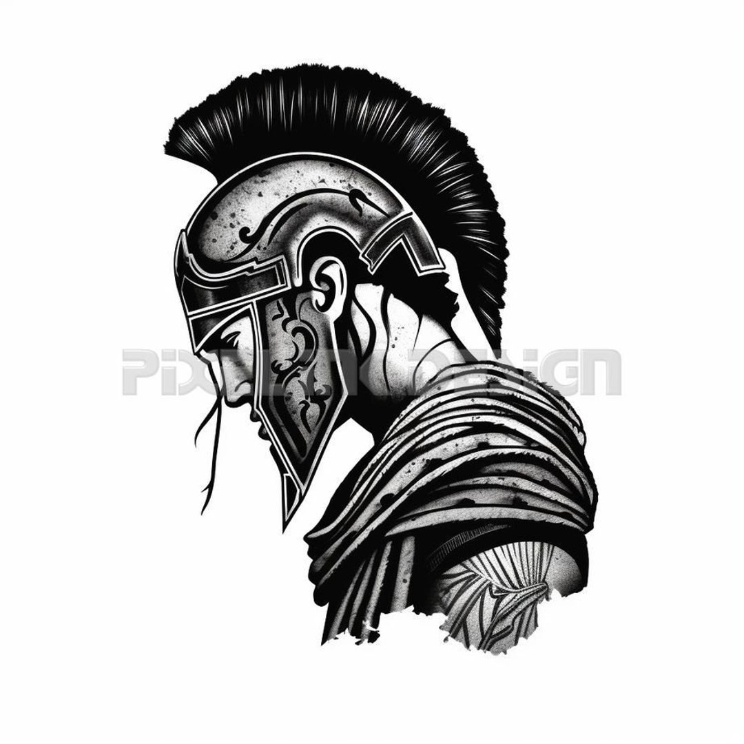 Achilles Tattoo Design Download High Resolution Digital PNG Art on