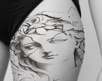 Aphrodite Henna Stencil