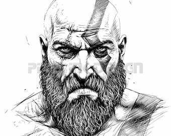 Atreus Printable Tattoo / Atreus Tattoo / God of War Tattoo / Atreus ...